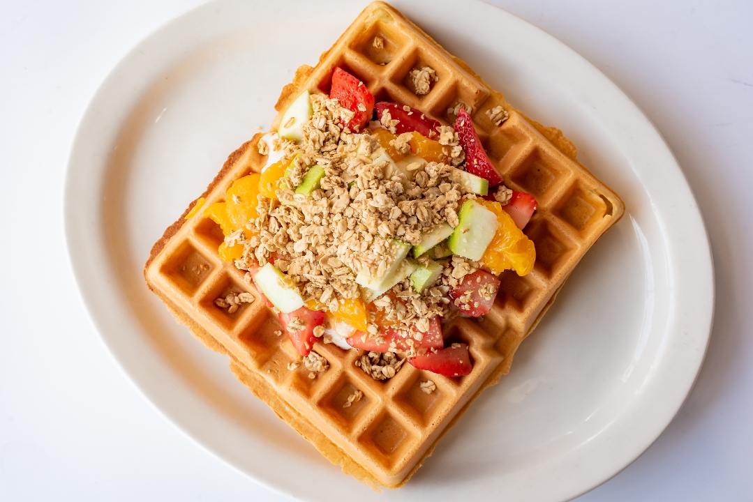 Order Healthy Starter Waffle food online from Kup A Joe Cafe store, Frankfort on bringmethat.com