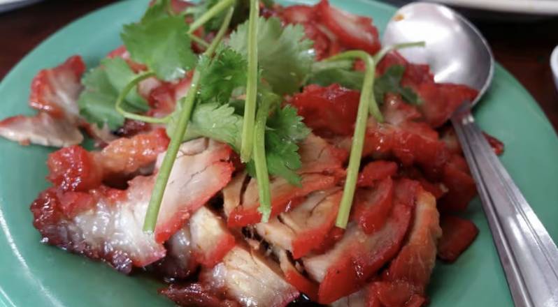 Order Barbecued Pork 著名叉燒 food online from Yuet Lee Seafood Restaurant store, San Francisco on bringmethat.com