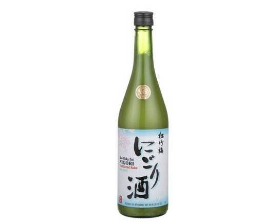 Order Sho Chiku Bai Nigori, 750mL sake (15.0% ABV) food online from Cold Spring Liquor store, Liberty Hill on bringmethat.com