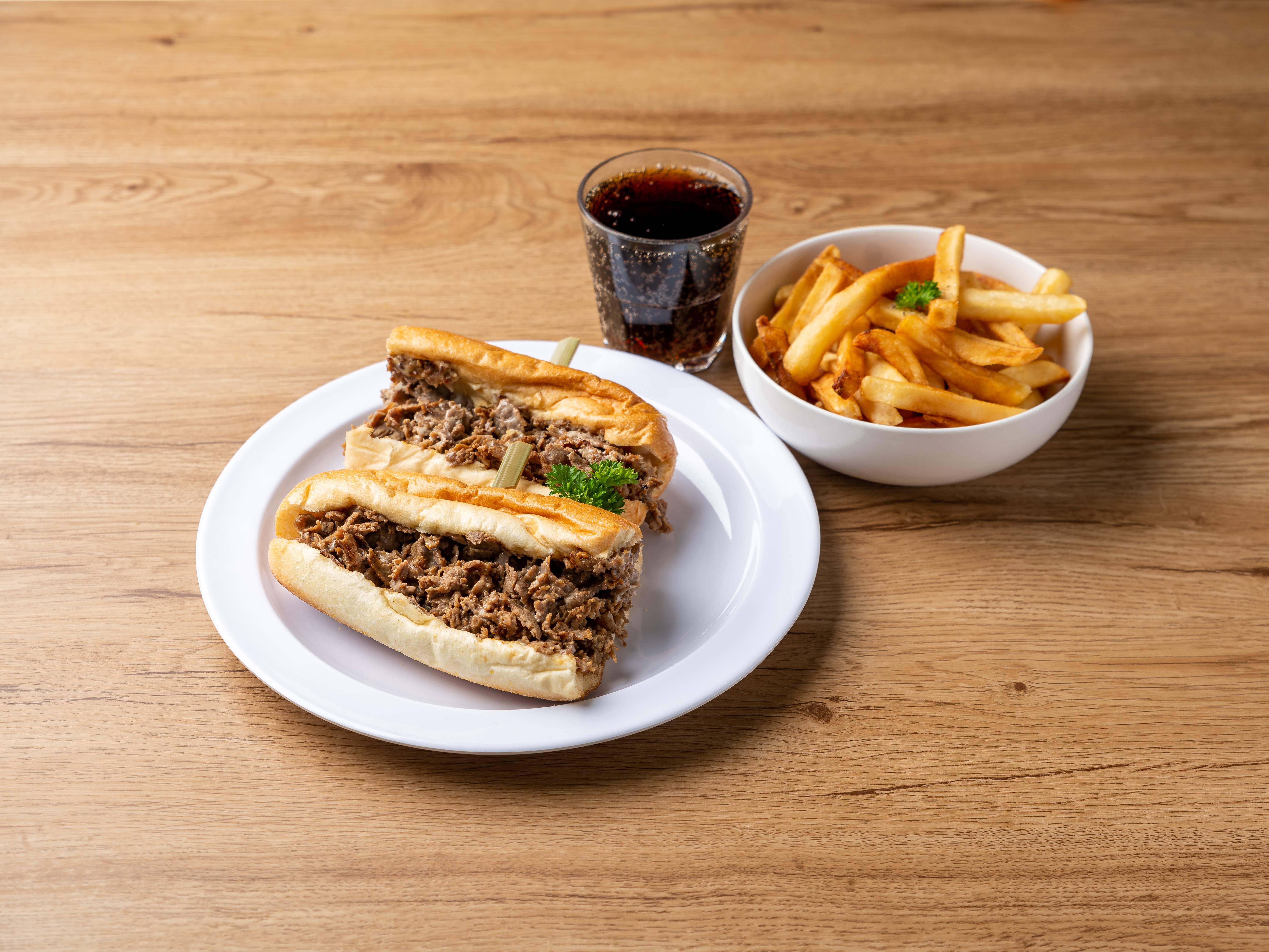 Order Cheesesteak Sandwich food online from Frank's Pizza store, Lansdale on bringmethat.com
