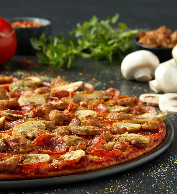 Order Classic Trio Pizza food online from Donatos Pizza store, Delaware on bringmethat.com