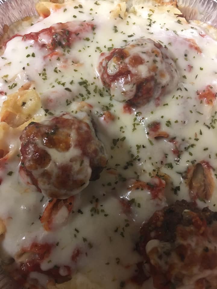 Order Gluten Free Pasta and Meatballs food online from Ozona Pizza store, Palm Harbor on bringmethat.com