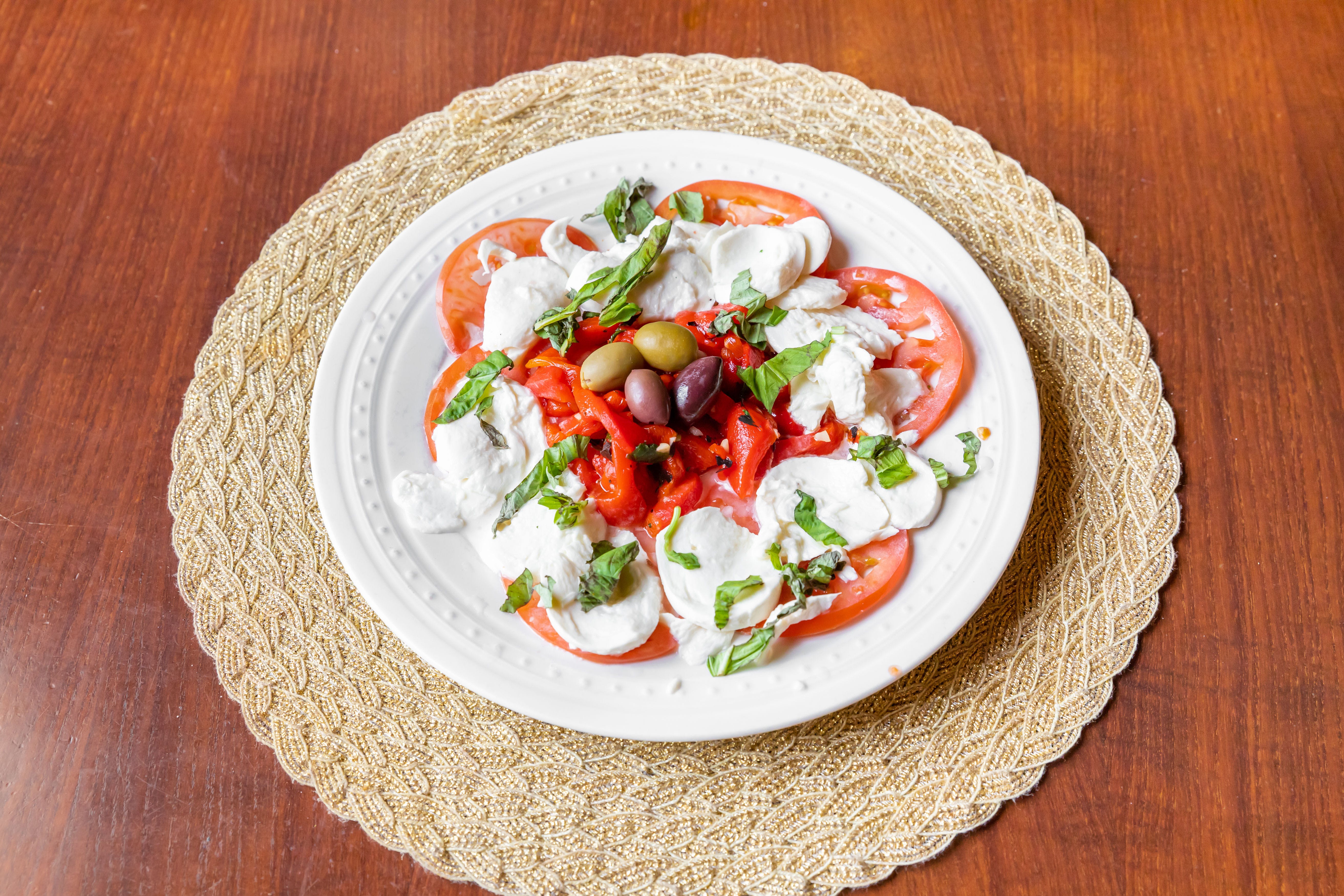 Order Caprese Salad - Appetizer food online from Cafe Maria Ristorante & Pizzeria store, Frenchtown on bringmethat.com