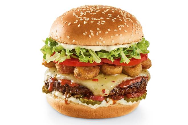 Order Scorpion Gourmet Burger food online from Red Robin Gourmet Burgers store, Normal on bringmethat.com