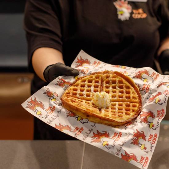 Order Single Waffle food online from The Coop store, Bakersfield on bringmethat.com