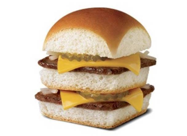 Order DOUBLE CHEESE SLIDER CAL 300-330 food online from White Castle store, Heath on bringmethat.com