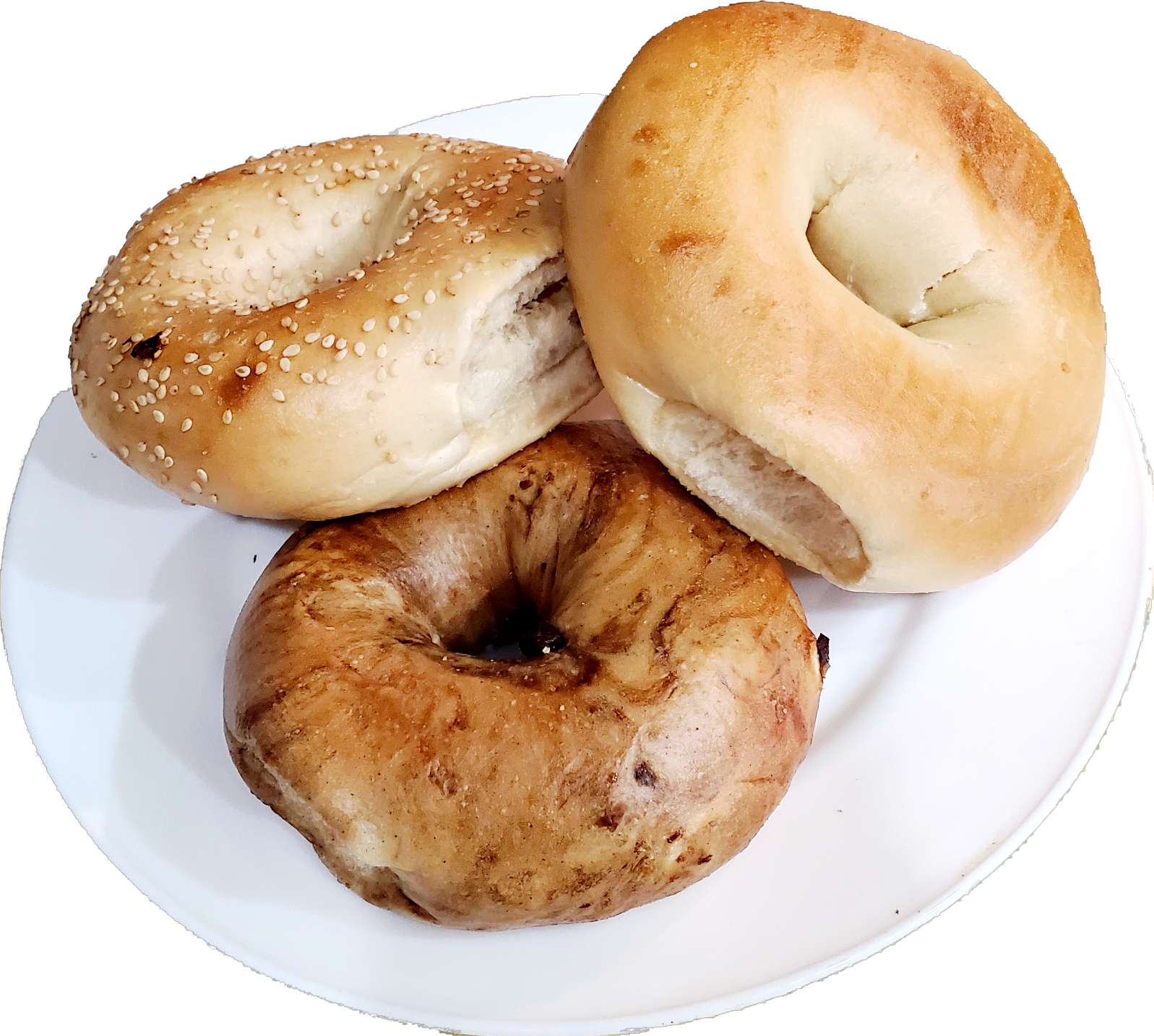 Order Bagel with Flavored Cream Cheese food online from Green Olive store, New York on bringmethat.com