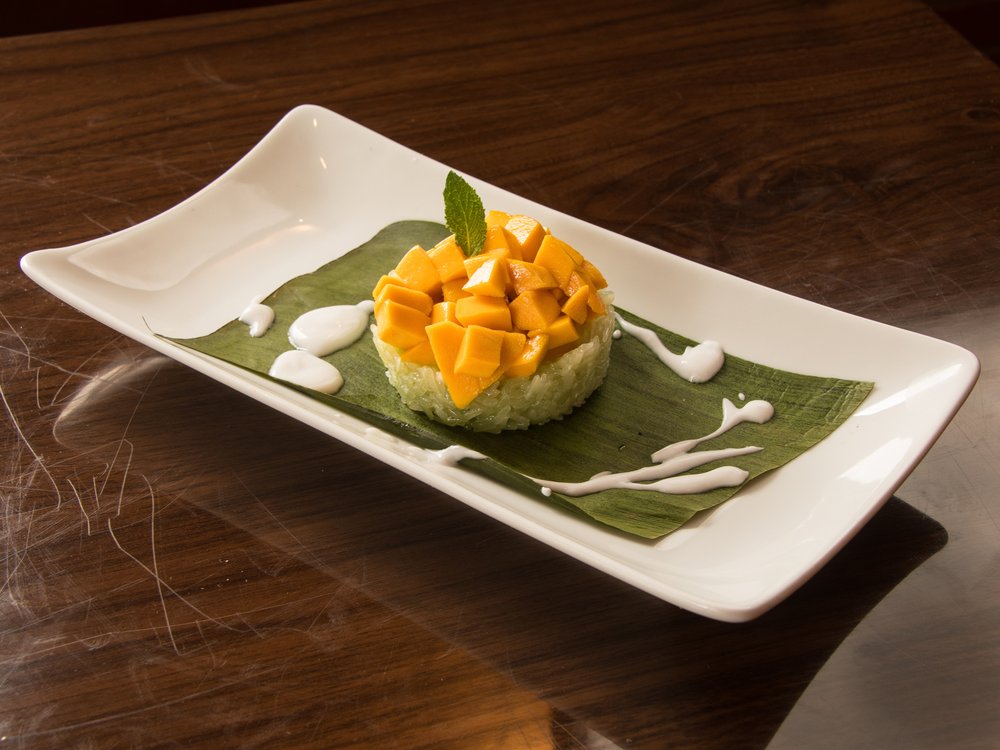 Order Mango Sticky Rice food online from Thai Heaven Restaurant store, Catonsville on bringmethat.com
