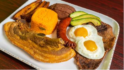 Order Bandeja Paisa Platter food online from Pancho Villa Mexican Grill store, North Plainfield on bringmethat.com