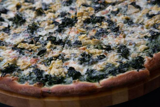 Order Spinach and Artichoke Pizza. food online from We, The Pizza store, Washington on bringmethat.com