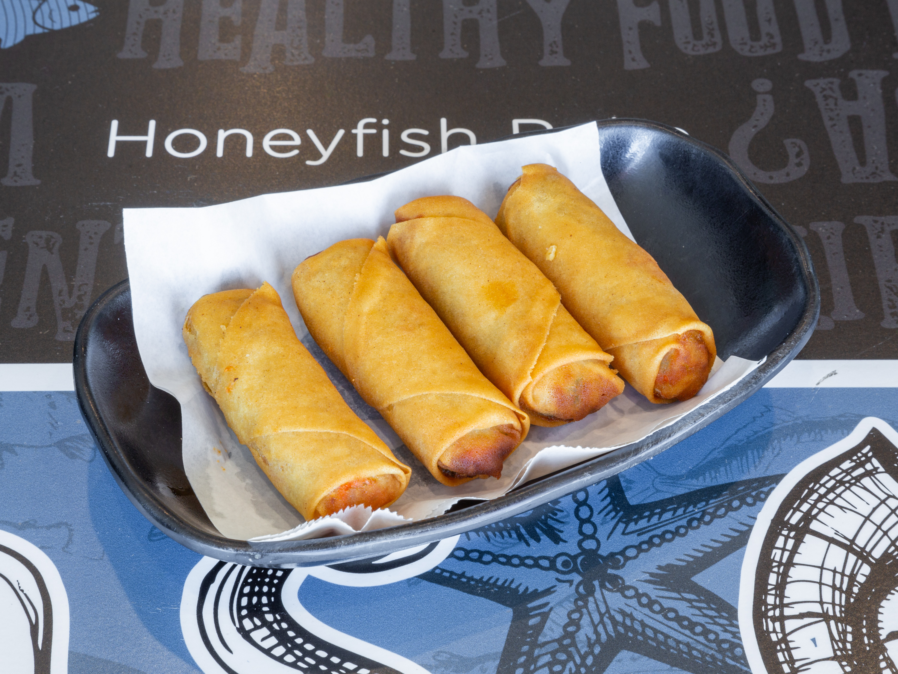 Order Egg Rolls (5 pcs) food online from Honeyfish store, Apple Valley on bringmethat.com