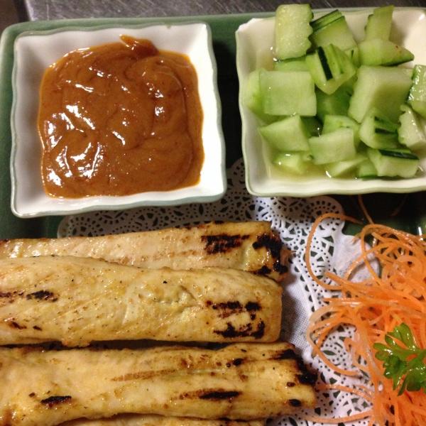 Order Chicken Satay food online from Pride Sushi & Thai store, Chicago on bringmethat.com