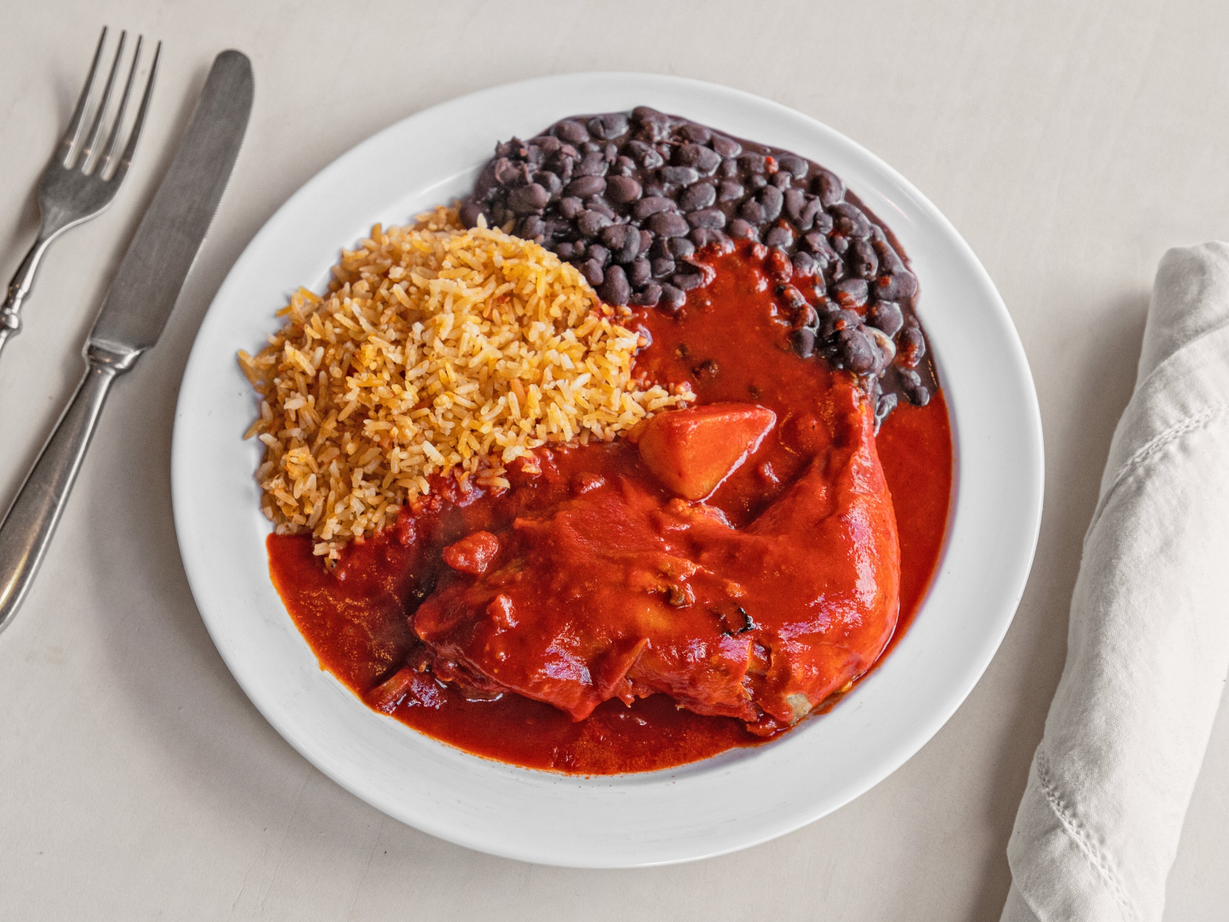 Order Pollo Guisado food online from Mexican Taqueria store, Albany on bringmethat.com