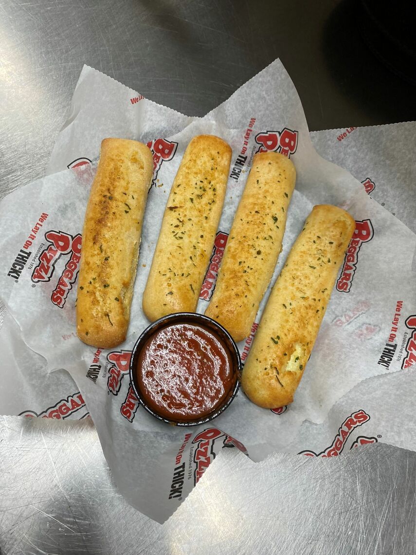 Order Bosco Sticks food online from Beggars Pizza store, Gary on bringmethat.com