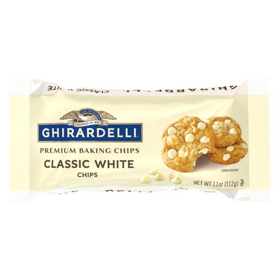 Order Ghirardelli Premium Baking Classic White Chips 11oz food online from Everyday Needs By Gopuff store, Littleton on bringmethat.com