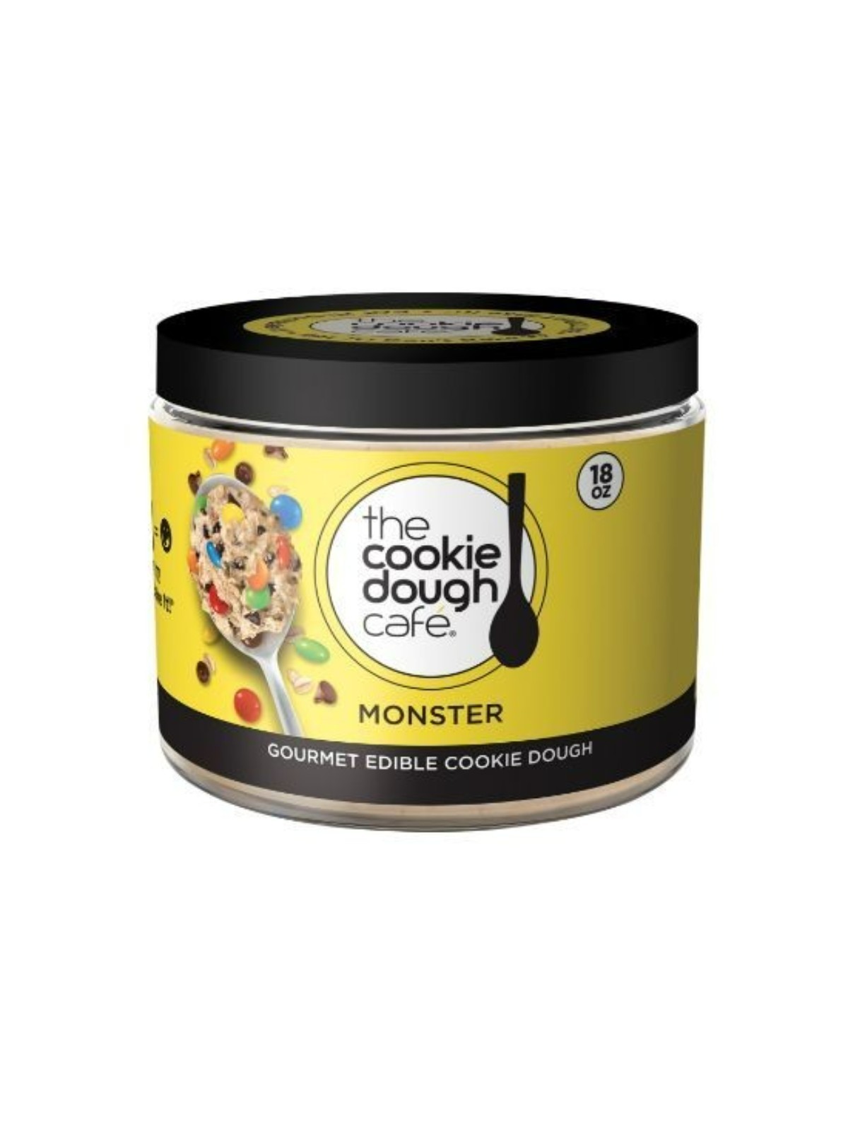 Order The Cookie Dough Cafe Monster Edible Cookie Dough Jar (18 oz) food online from Stock-Up Mart store, Minneapolis on bringmethat.com