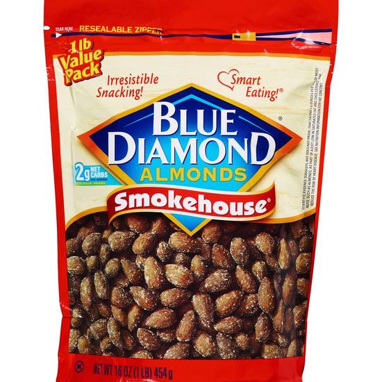 Order Blue Diamond Smokehouse Almonds, 16 OZ food online from Cvs store, SARATOGA on bringmethat.com