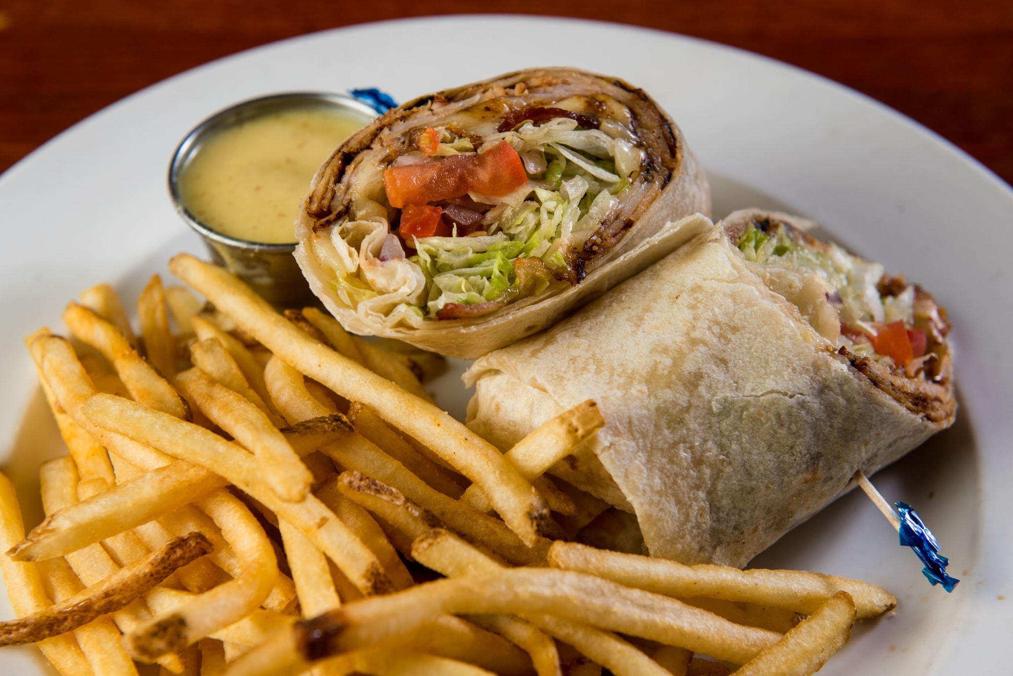 Order Smoked Turkey Melt Wrap food online from The Vine Tavern & Eatery store, Tempe on bringmethat.com