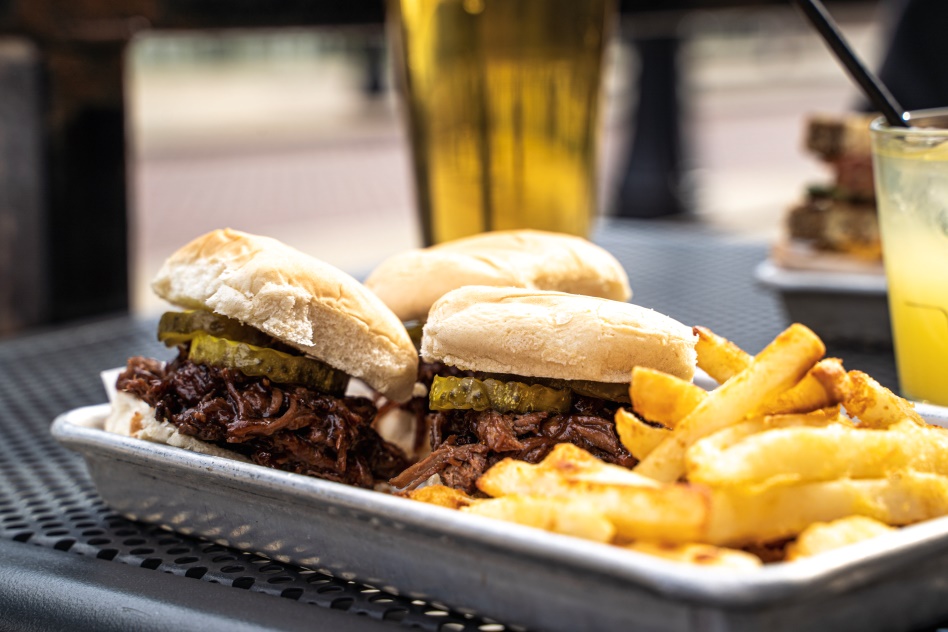 Order BBQ Beef Sliders  food online from Beerhead Bar & Eatery store, Westerville on bringmethat.com