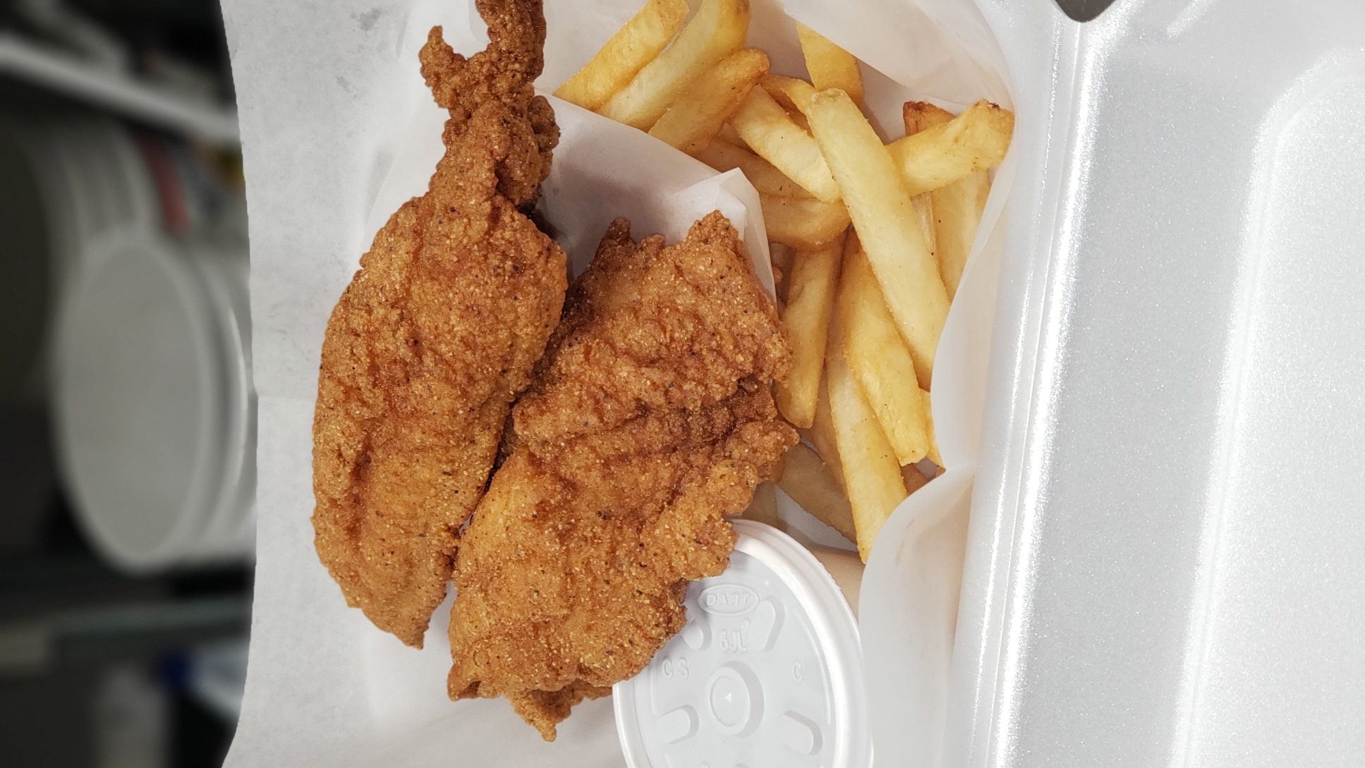 Order 2 Piece Catfish Fillet Dinner food online from Boonie Mac Shack store, Zion on bringmethat.com