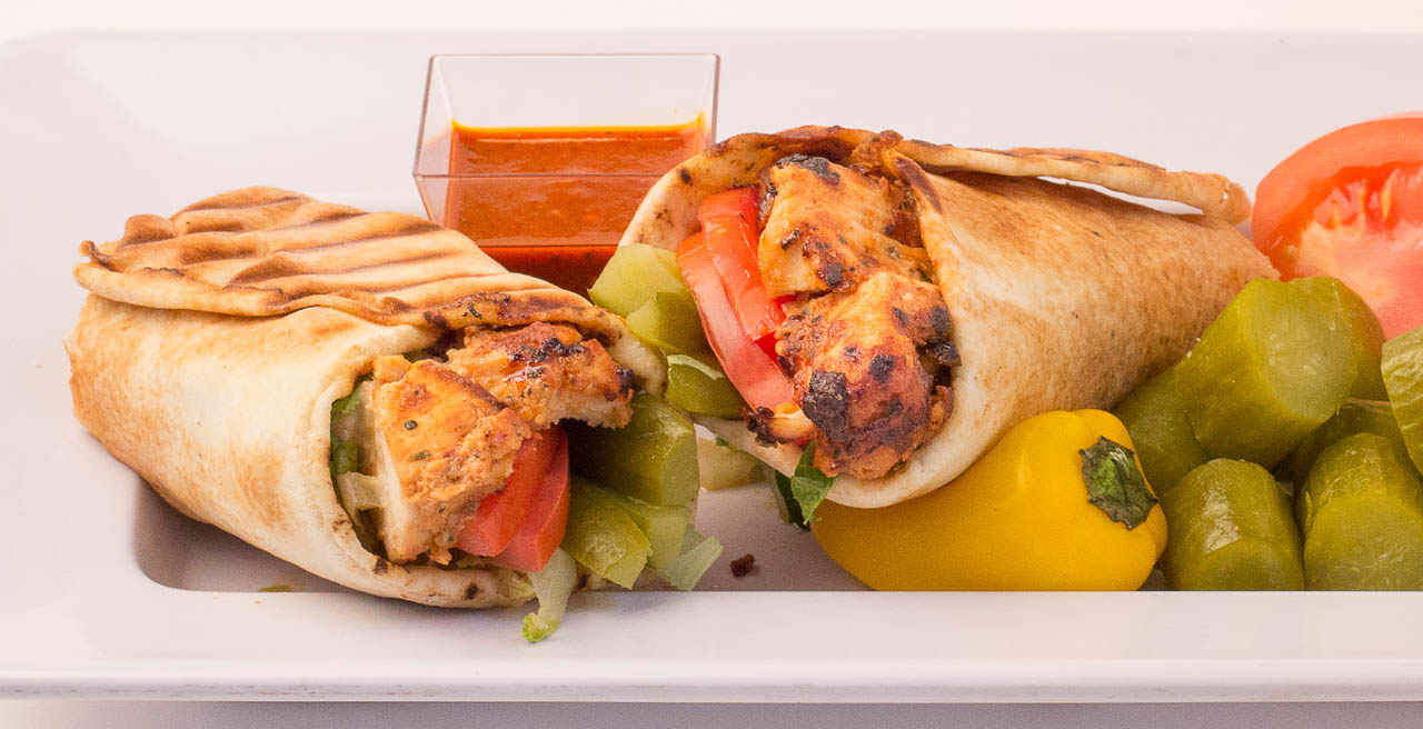 Order B8 Chicken Tika Kabob Sandwich food online from Zamani Mediterranean Grill store, Spring on bringmethat.com