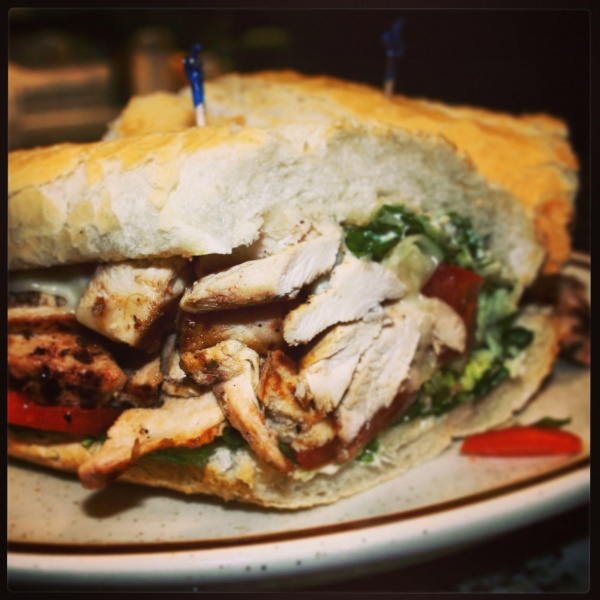 Order Philly Chicken Sub food online from CELEBRITY DELLY store, Falls Church on bringmethat.com
