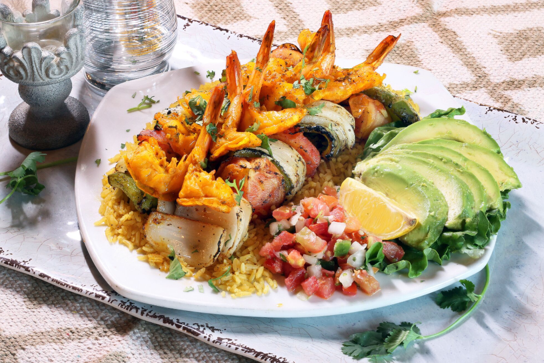 Order The Shrimp Combo food online from Cilantro's Mexican Grill store, Spring on bringmethat.com