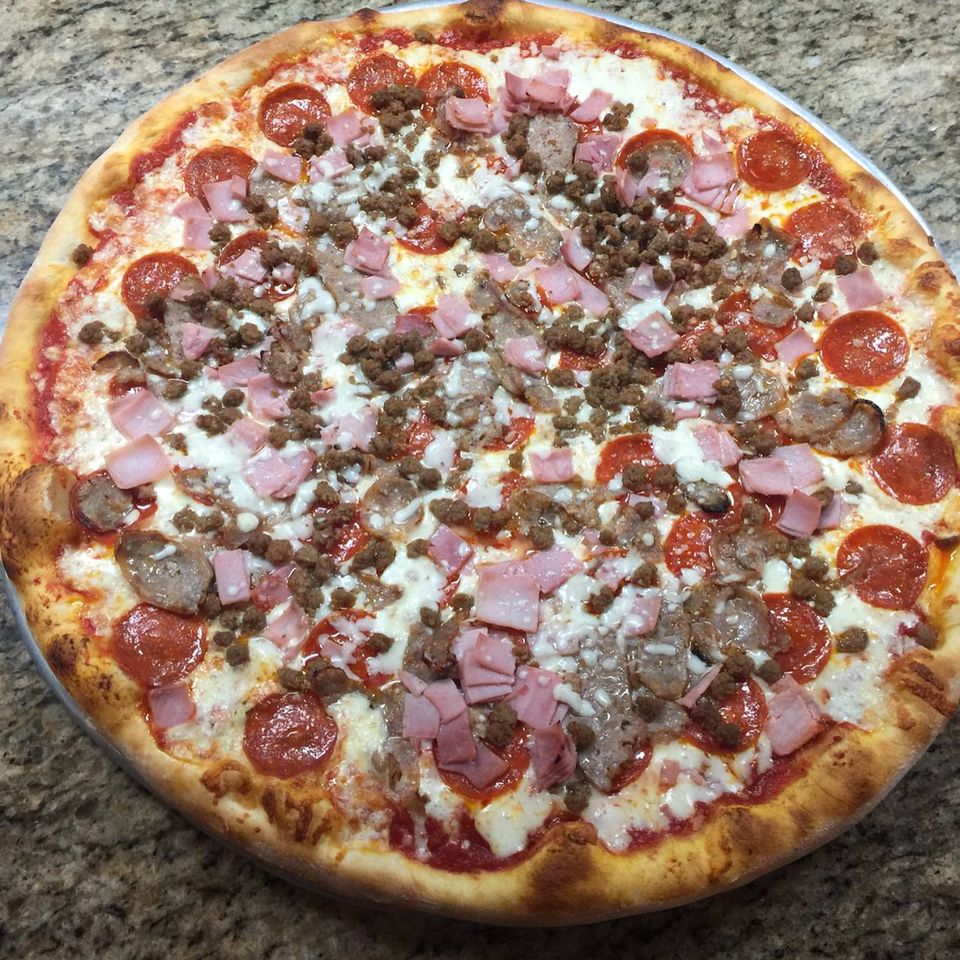 Order Meat Combo Specialty Pizza food online from Eastside Pizza By Alaina store, Portsmouth on bringmethat.com
