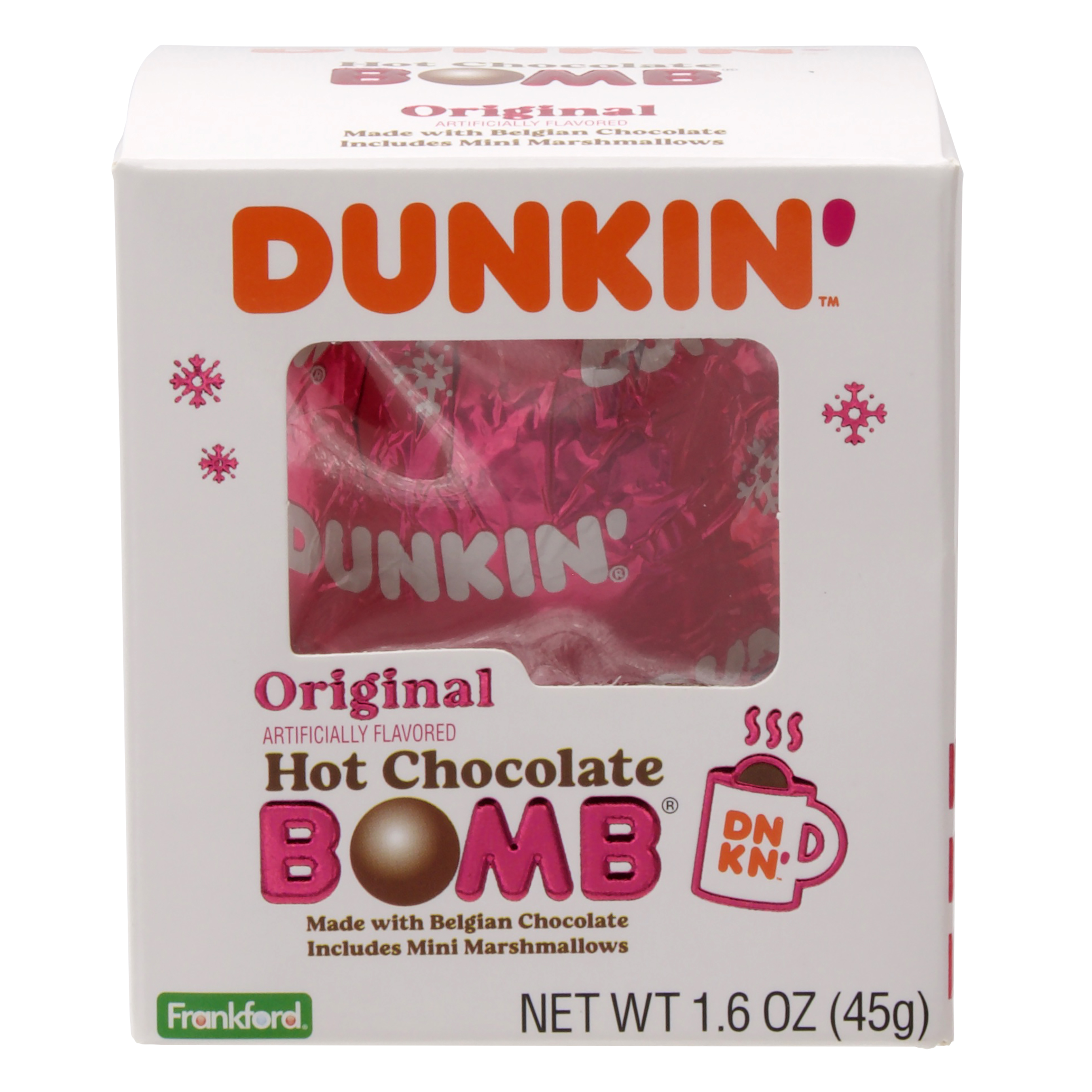 Order Dunkin Milk Hot Chocolate Bomb - 1.6 oz food online from Bartell store, Edmonds on bringmethat.com