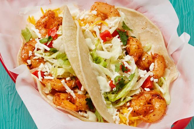 Order Grilled Shrimp Taco food online from Fuzzy's Taco Shop - Topeka store, Topeka on bringmethat.com