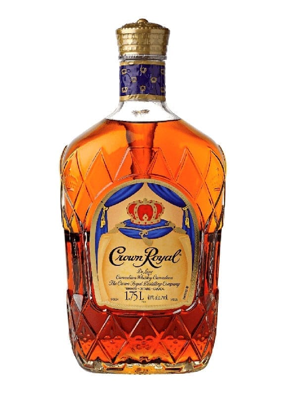 Order Crown Royal Deluxe Canadian Whisky 1.75L food online from Divine Wine and Spirits store, San Diego on bringmethat.com