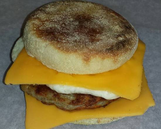 Order Sausage, Egg and Cheese on Bagel , Croissant or English Muffin. food online from Dynamic Duo Beverage And Deli store, Willoughby Hills on bringmethat.com