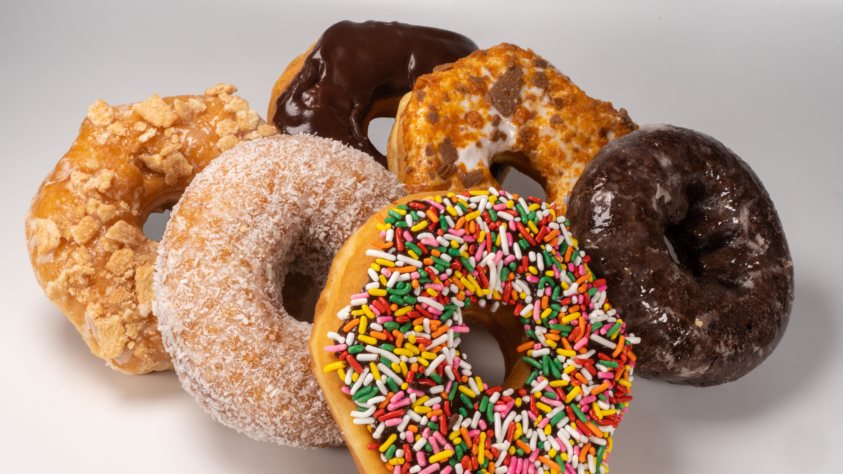 Order Assorted Donuts food online from Ma's Donuts and More store, Middletown on bringmethat.com