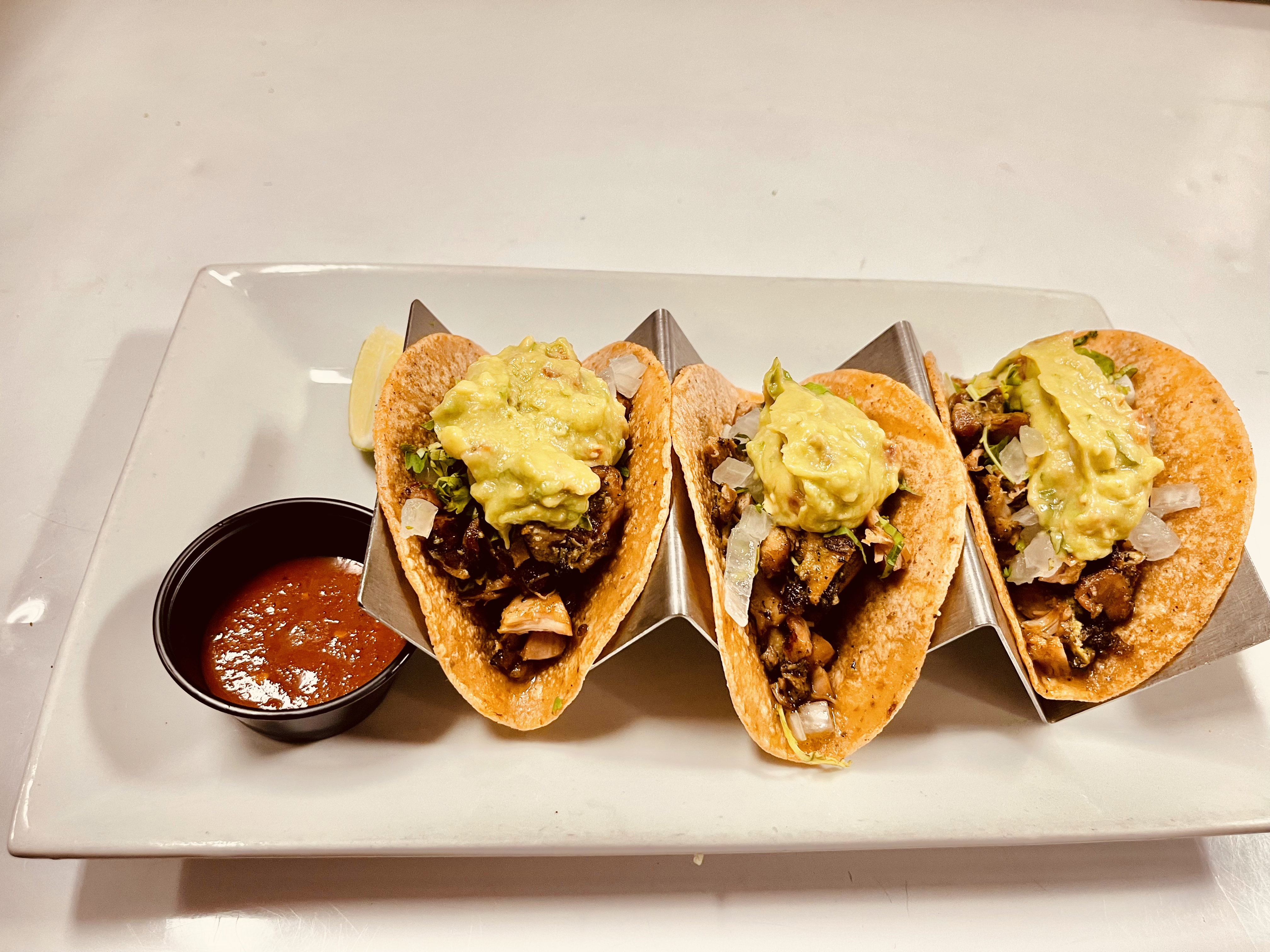 Order Tacos de Vegetales food online from Don pancho villa restaurant store, Brooklyn on bringmethat.com