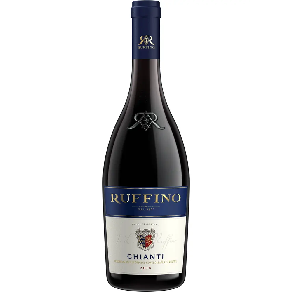 Order Ruffino Chianti Red Wine 750 ml. food online from Mirage Wine & Liquor store, Palm Springs on bringmethat.com