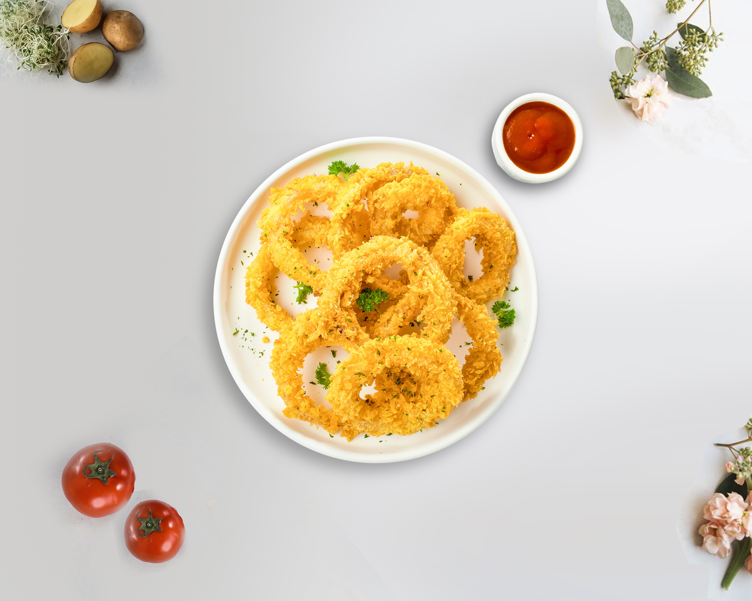Order Crispy Rings food online from Late Night Pasta Kitchen store, Cleveland on bringmethat.com