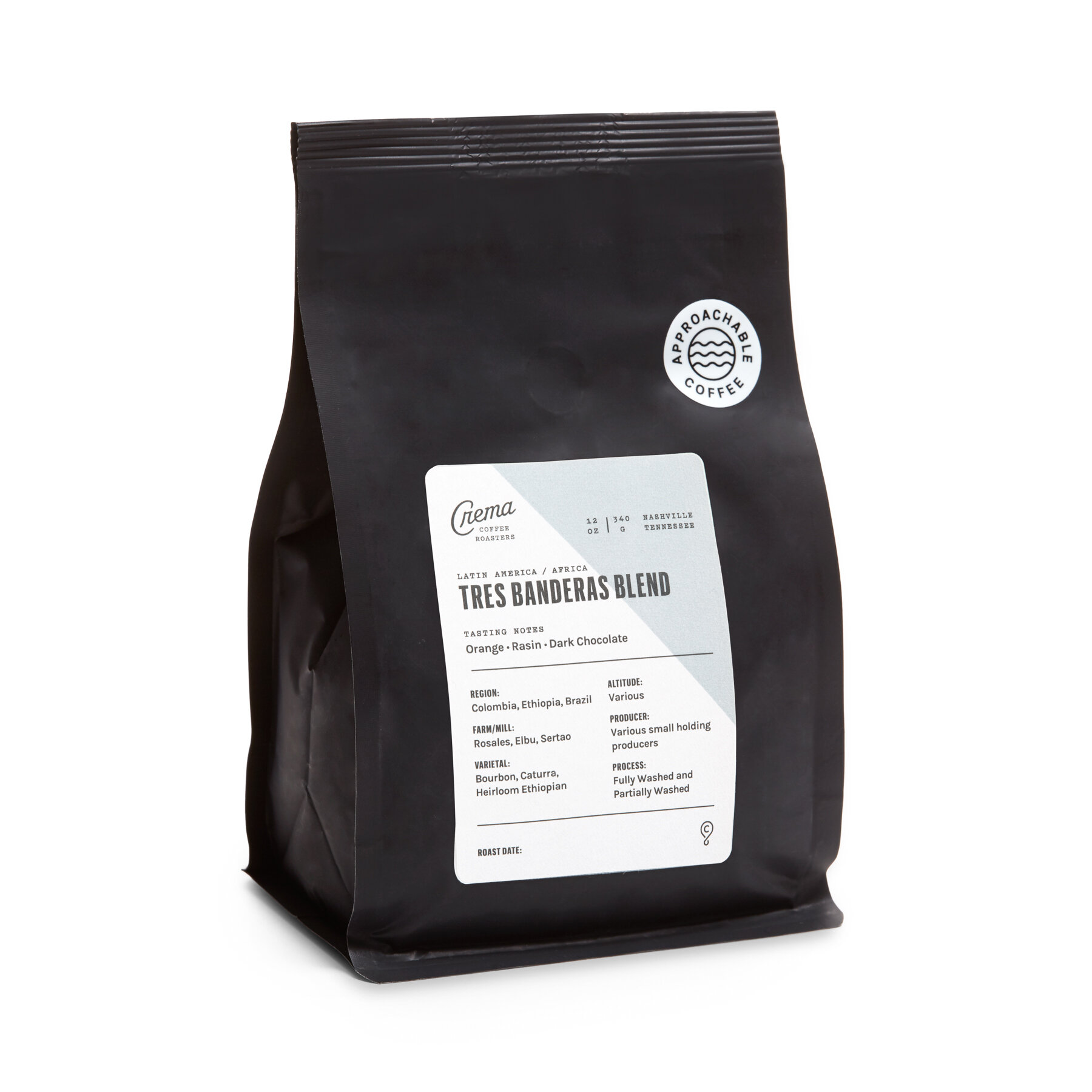 Order Tres Banderas Blend food online from Crema Coffee Roasters store, Nashville on bringmethat.com