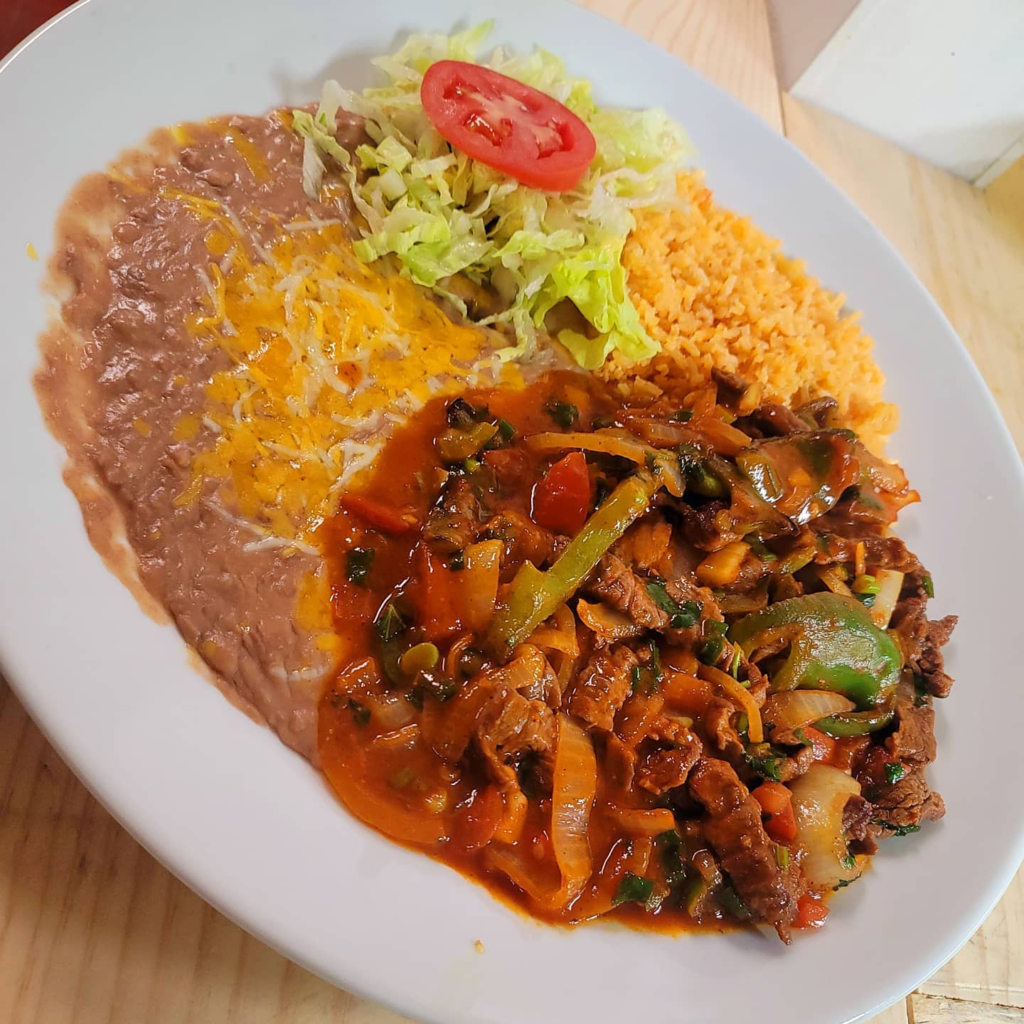 Order Steak Tampiquena food online from Chapala Mexican Kitchen store, Oklahoma City on bringmethat.com