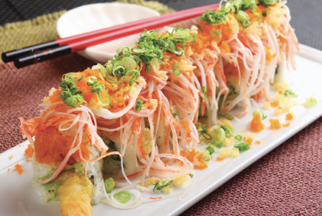 Order Crazy roll food online from Asahi Japanese Restaurant & Sushi Bar store, Granada Hills on bringmethat.com
