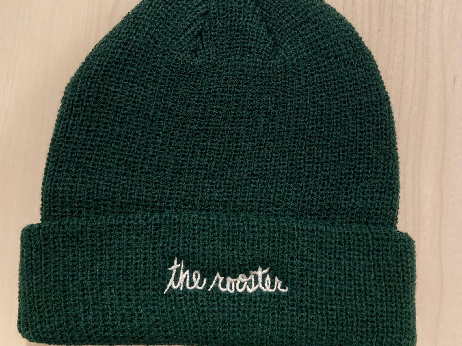 Order Rooster Beanie - Green food online from The Rooster store, Los Angeles on bringmethat.com