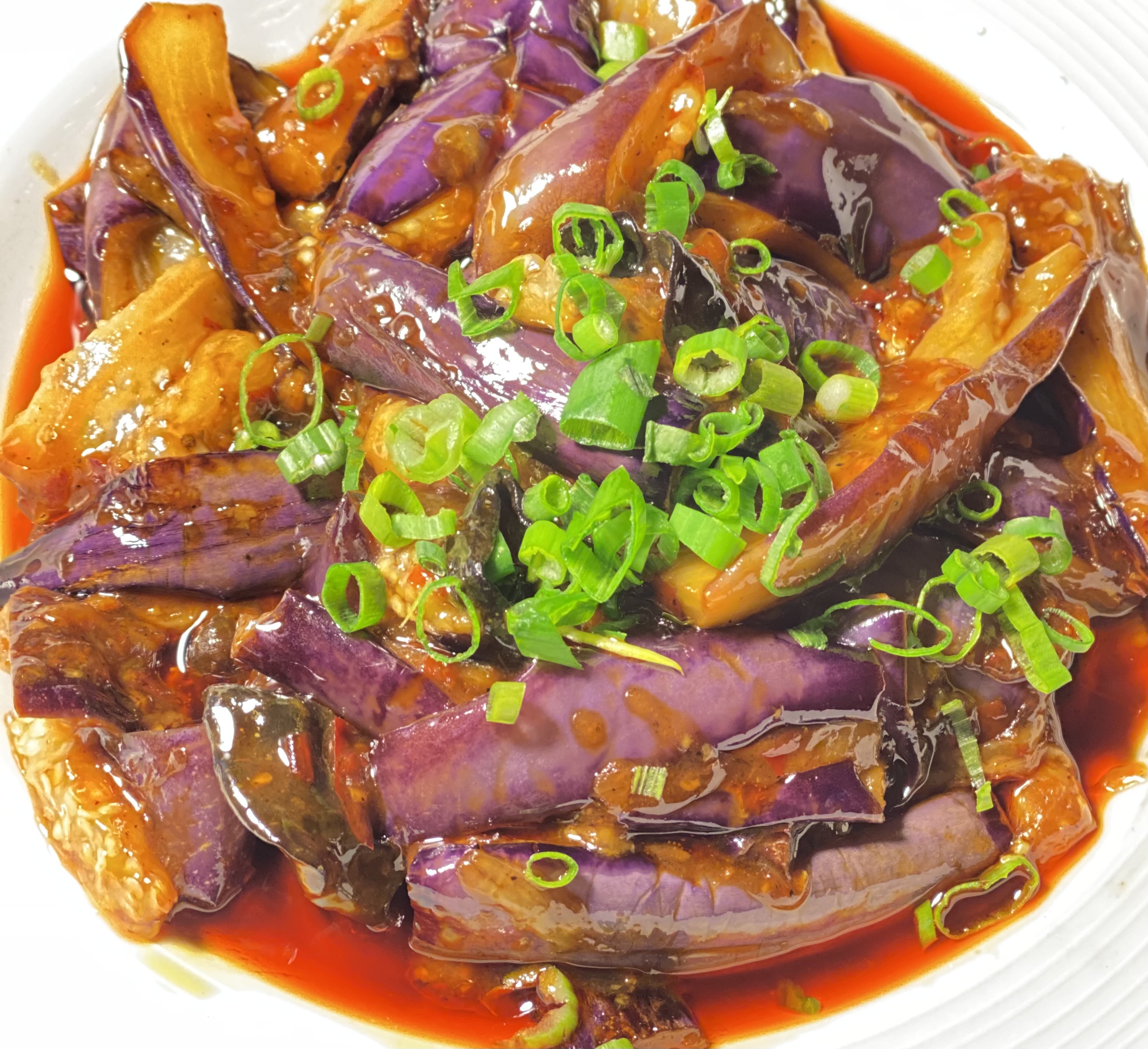 Order Eggplant with  Garlic Sause  food online from Blue Fuji Organic Restaurant store, Medford on bringmethat.com