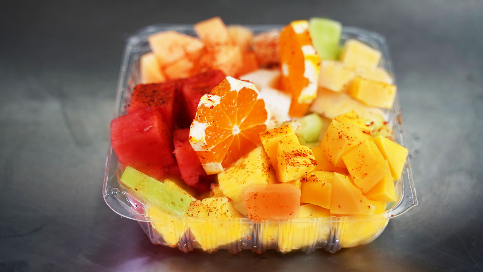 Order Slice Fruit With Pico de Gallo food online from Noemis Fruits store, Torrance on bringmethat.com