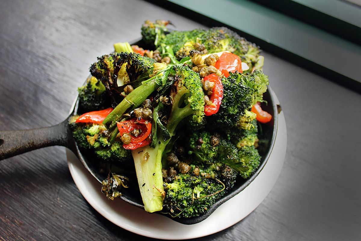Order Charred Broccoli food online from Harry Caray Italian Steakhouse store, Lombard on bringmethat.com