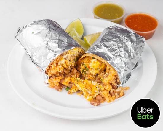 Order Breakfast Burritos food online from Taqueria Mexico store, La Habra on bringmethat.com
