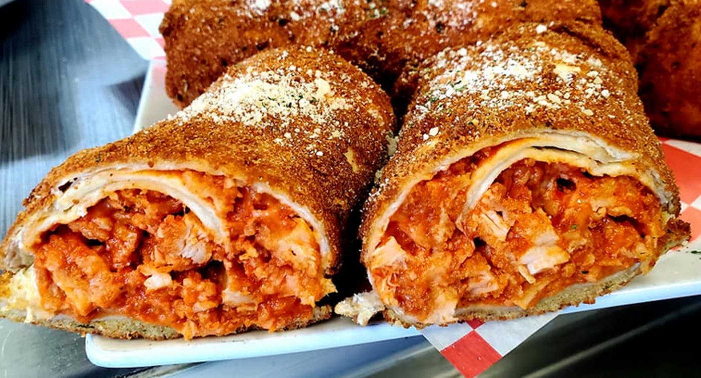 Order Deep Fried Chicken Parm Wrap - Wrap food online from Brother Bruno Pizza store, Washingtonville on bringmethat.com
