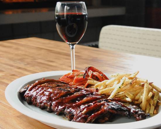 Order Barbecued Baby Back Ribs food online from The White Chocolate Grille store, Naperville on bringmethat.com