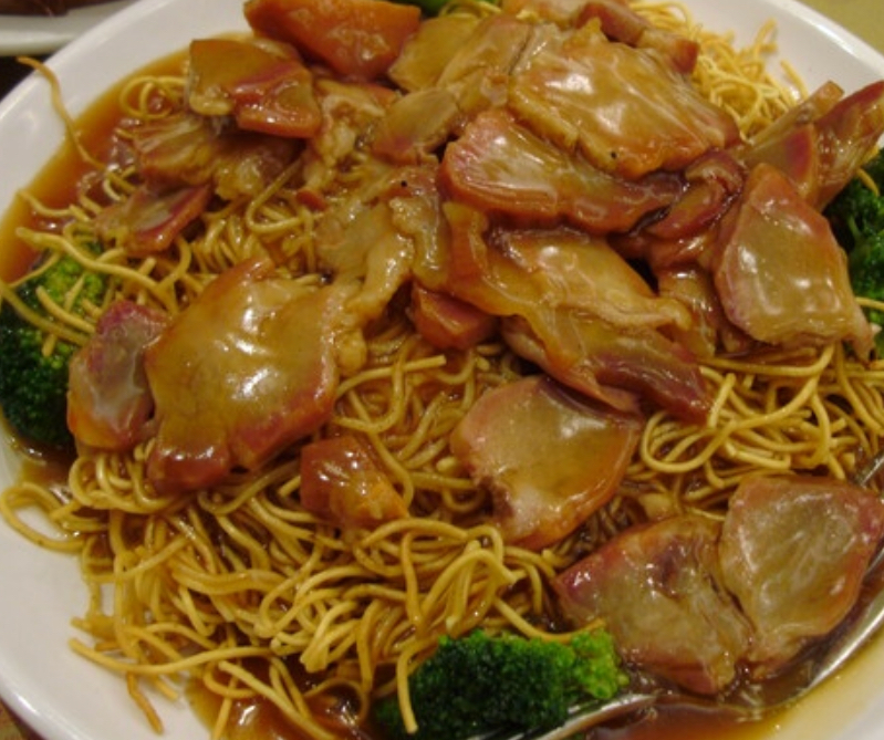 Order Roast Pork Chow Mein food online from Orient House Chinese Restaurant store, Madison on bringmethat.com