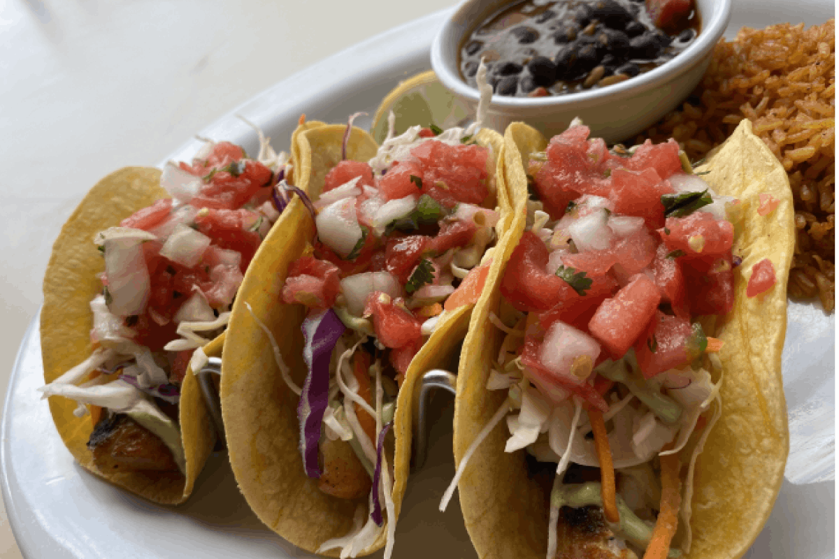 Order Grilled Fish Tacos food online from Uncle Julio's store, Woodbridge on bringmethat.com