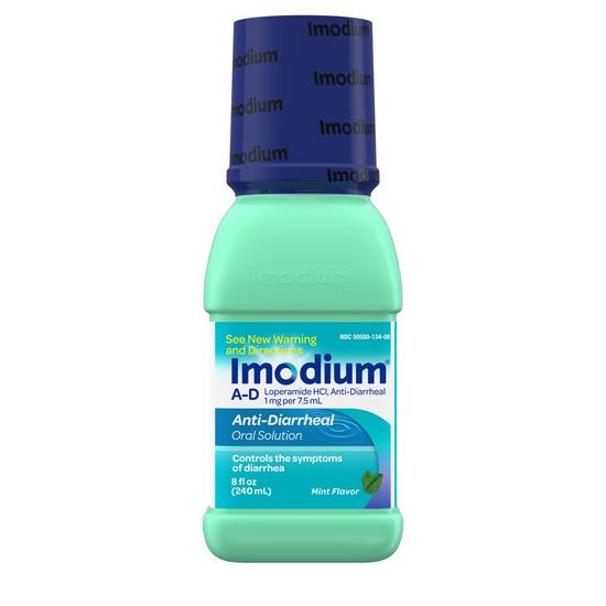 Order Imodium A-D Liquid Anti-Diarrheal Medicine Mint (8 oz) food online from Rite Aid store, Wilmington on bringmethat.com