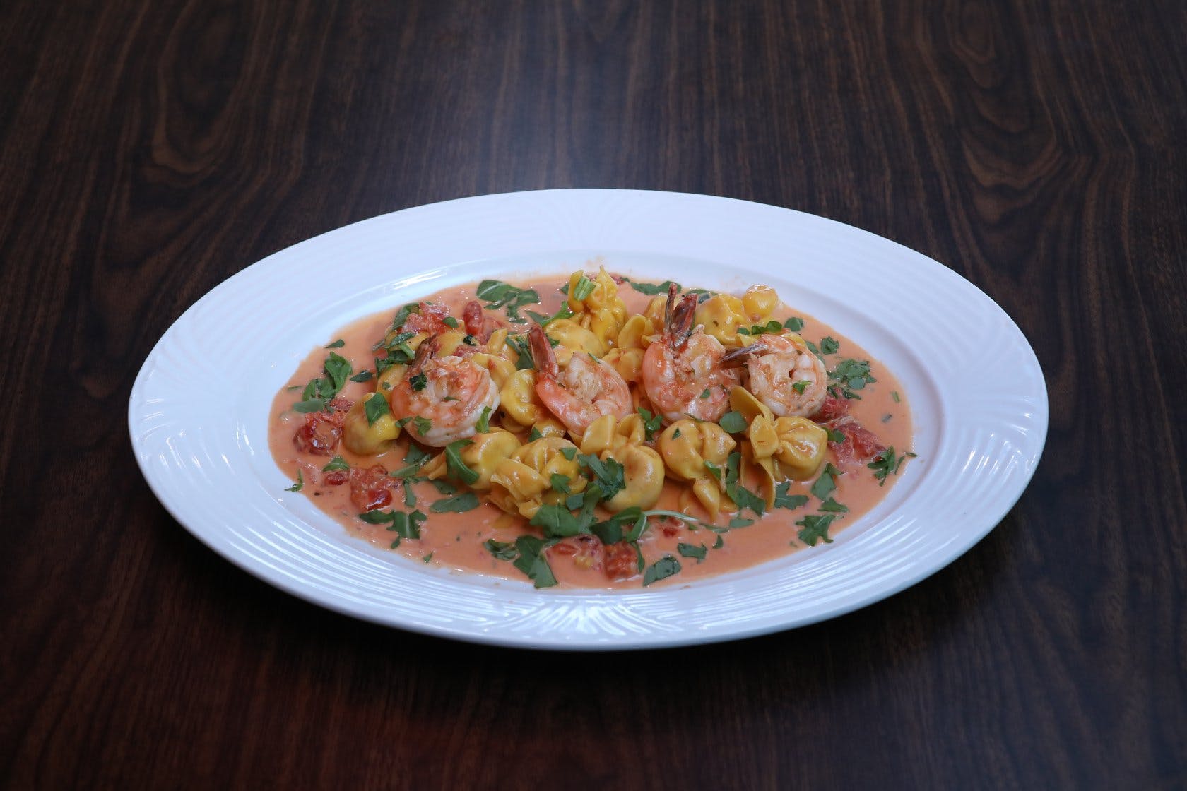 Order Fiocchi Alla Rosa - Entree food online from Angelina's store, Tuckahoe on bringmethat.com